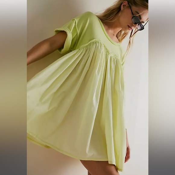 Free People Dresses & Skirts - Free People Catalina Mini Babydoll Dress Size Small